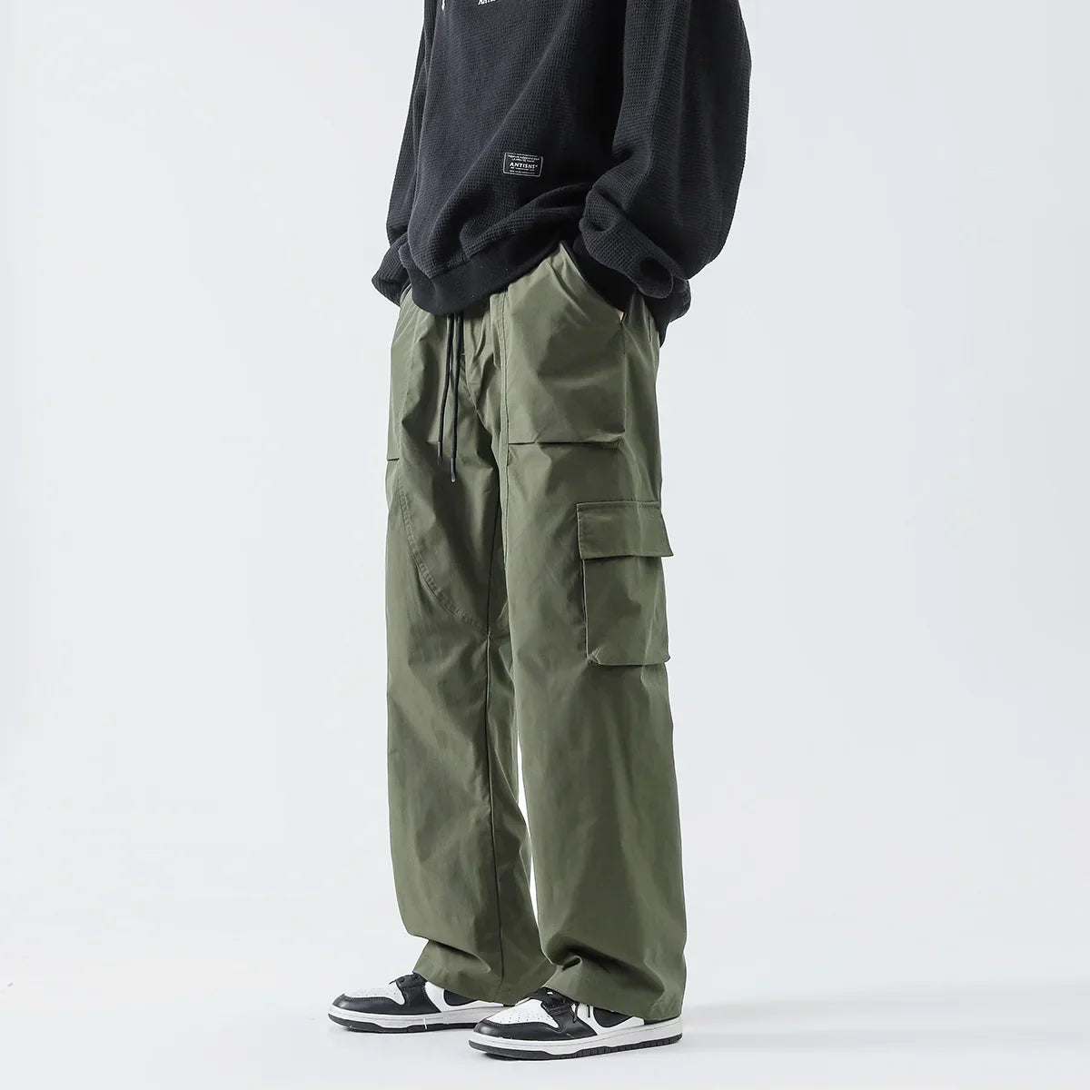 Calça de Harém Pants Pocket