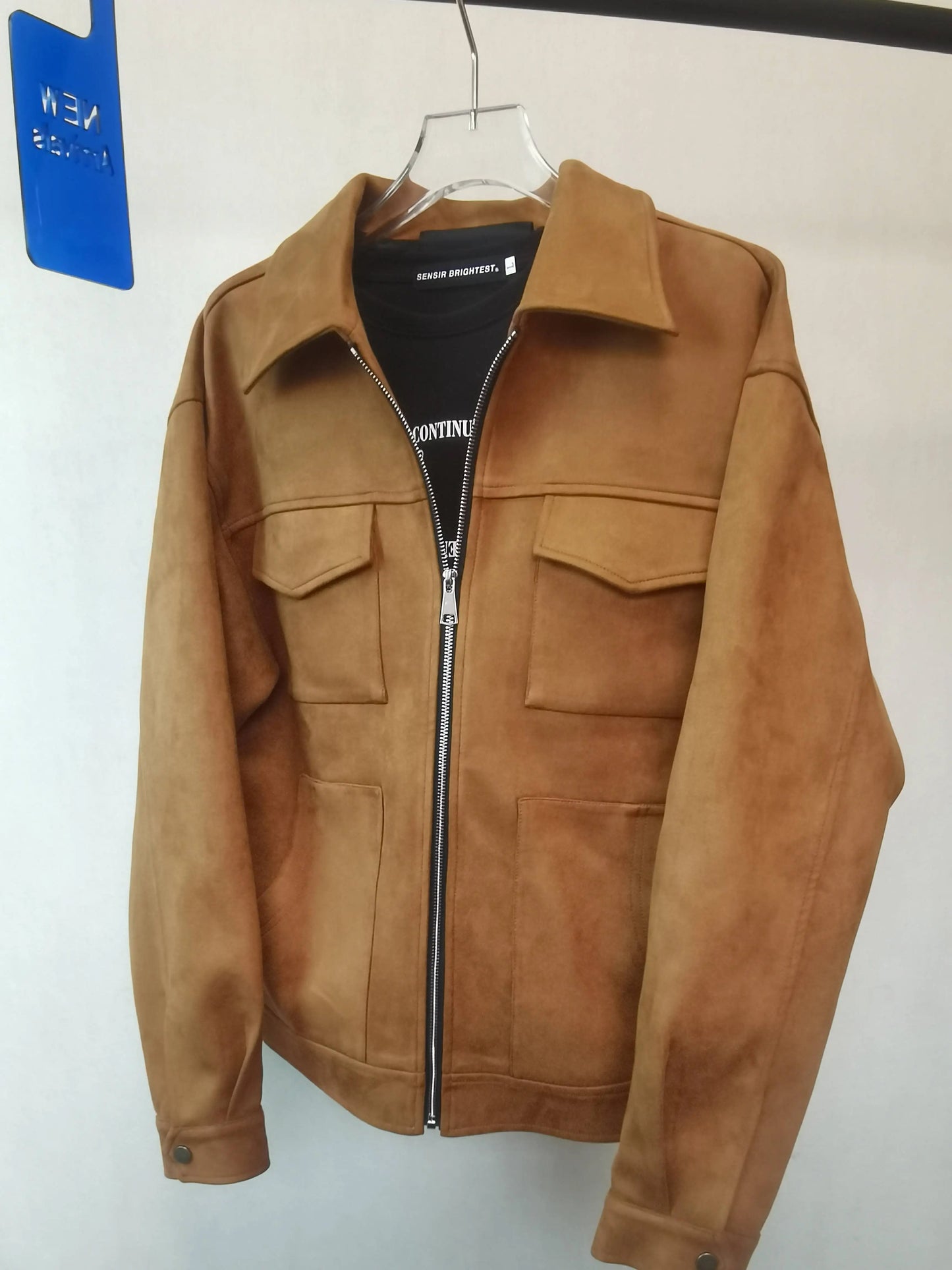 Jaqueta Vintage High Suede Casual