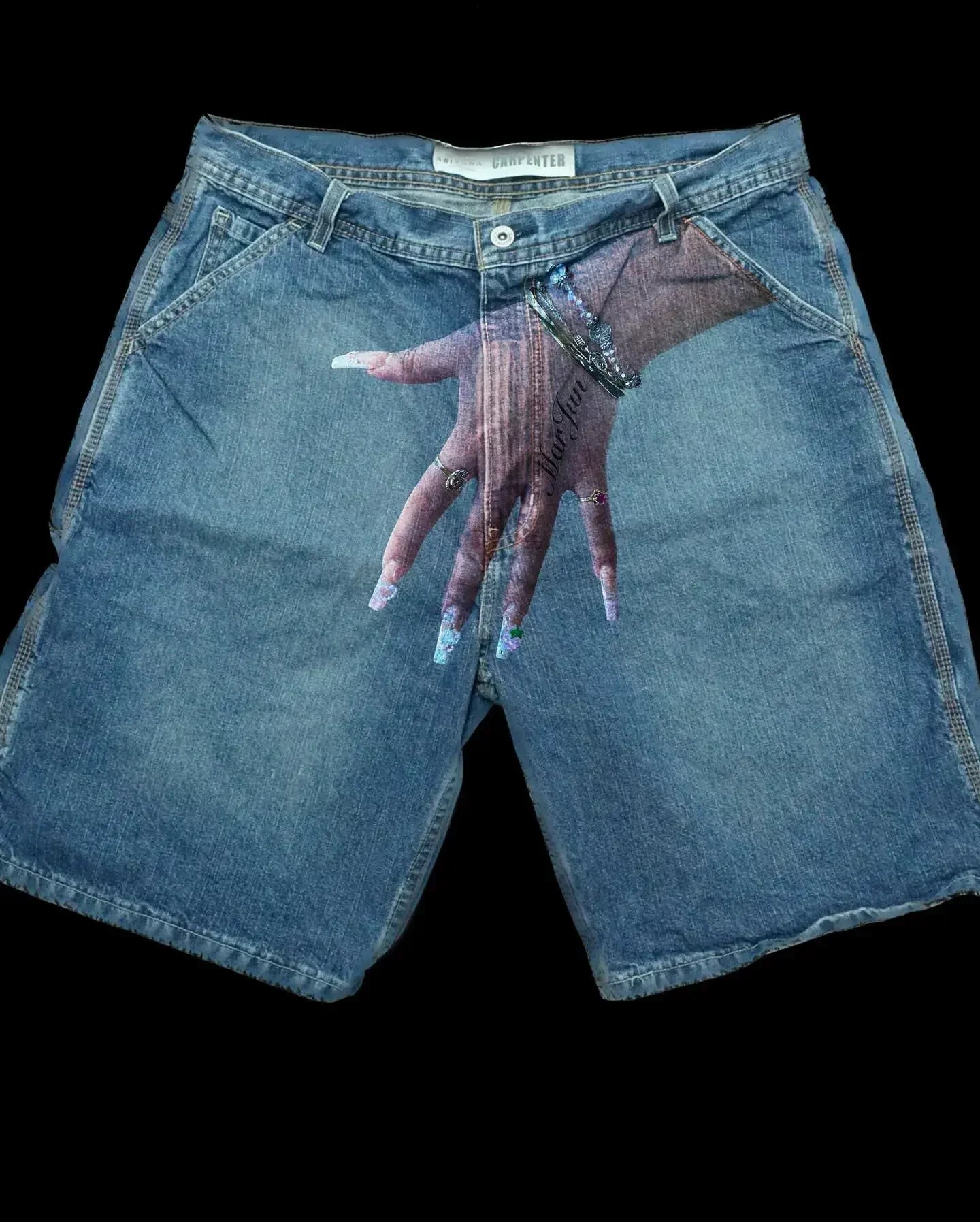 Shorts Jeans Vintage Blue Baggy