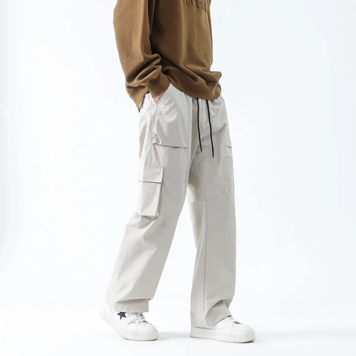 Calça de Harém Pants Pocket