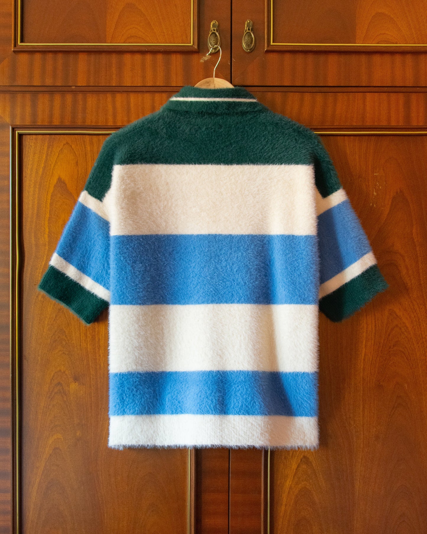 POLO SHAGGY KNIT STRIPE