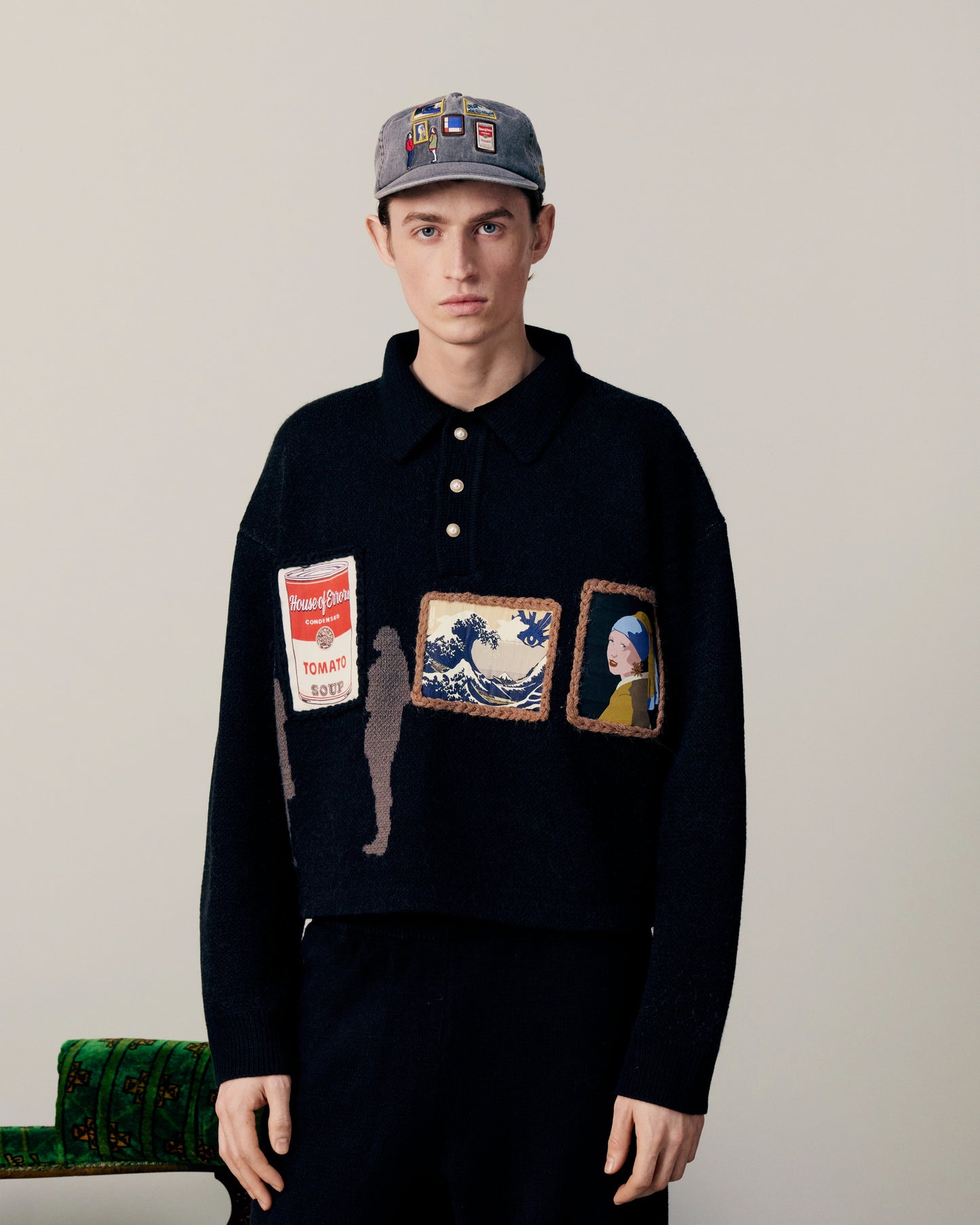 SUÉTER GALLERY KNIT BLACK