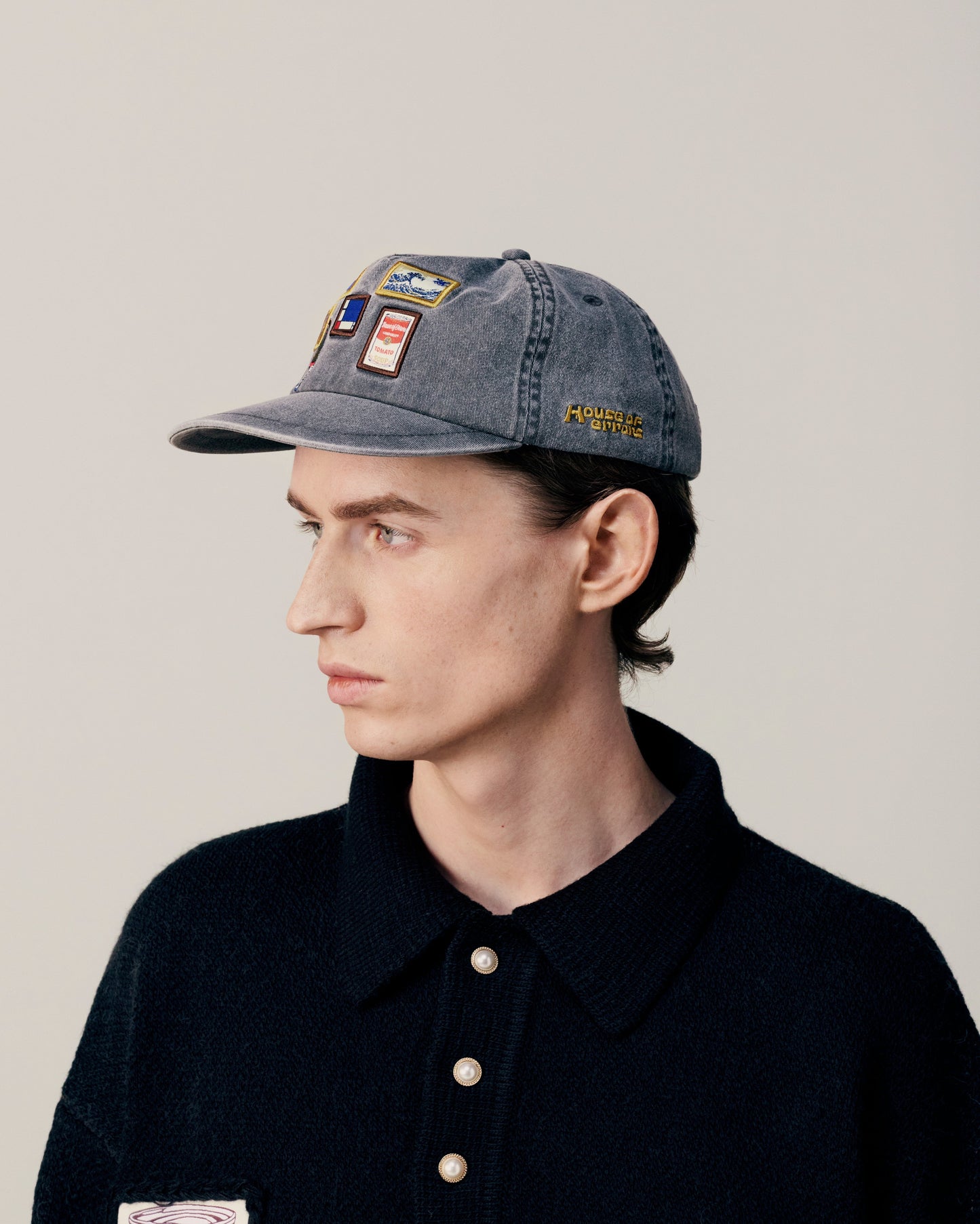 GALLERY CAP IN SABLE