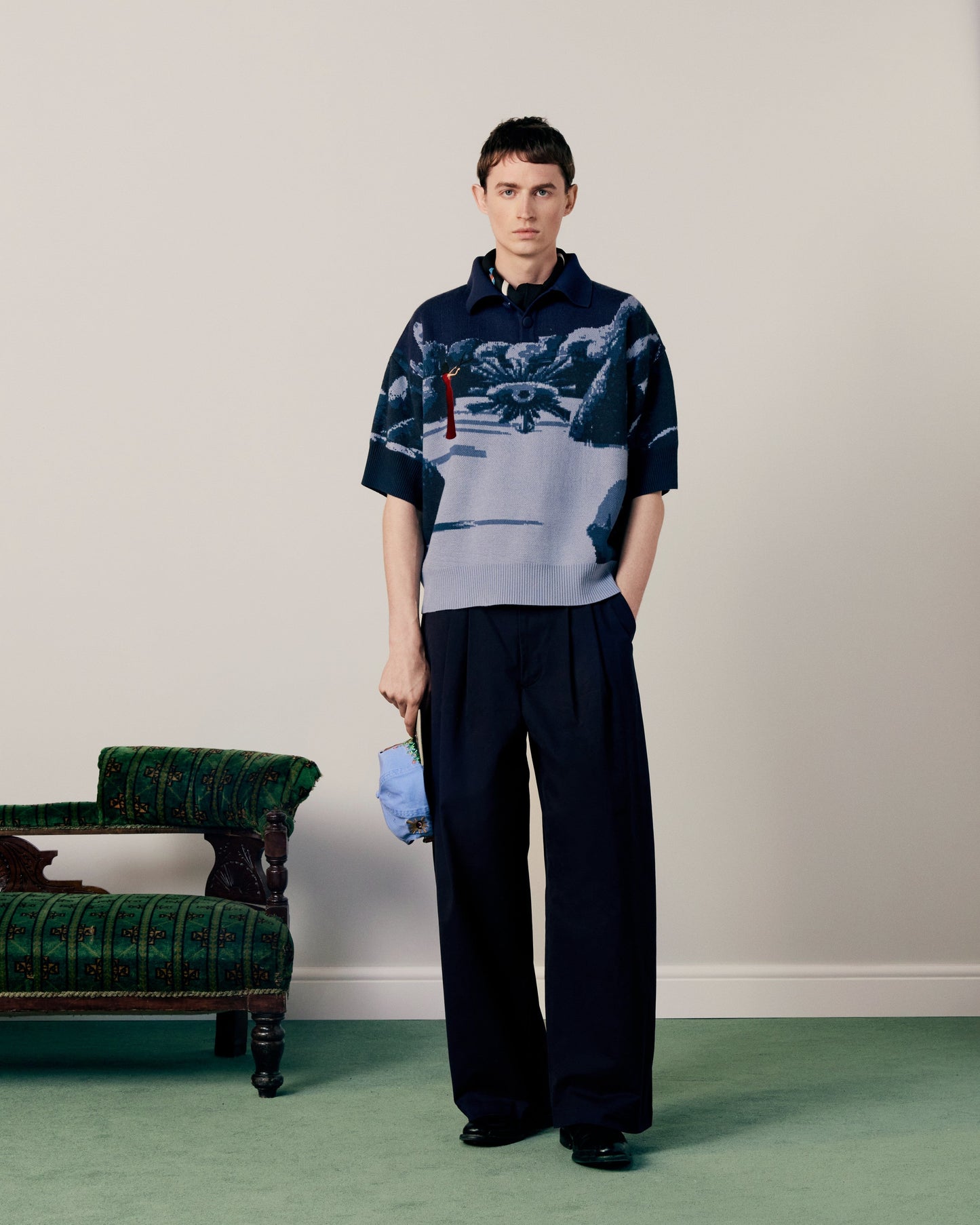 POLO DARK GARDEN KNIT