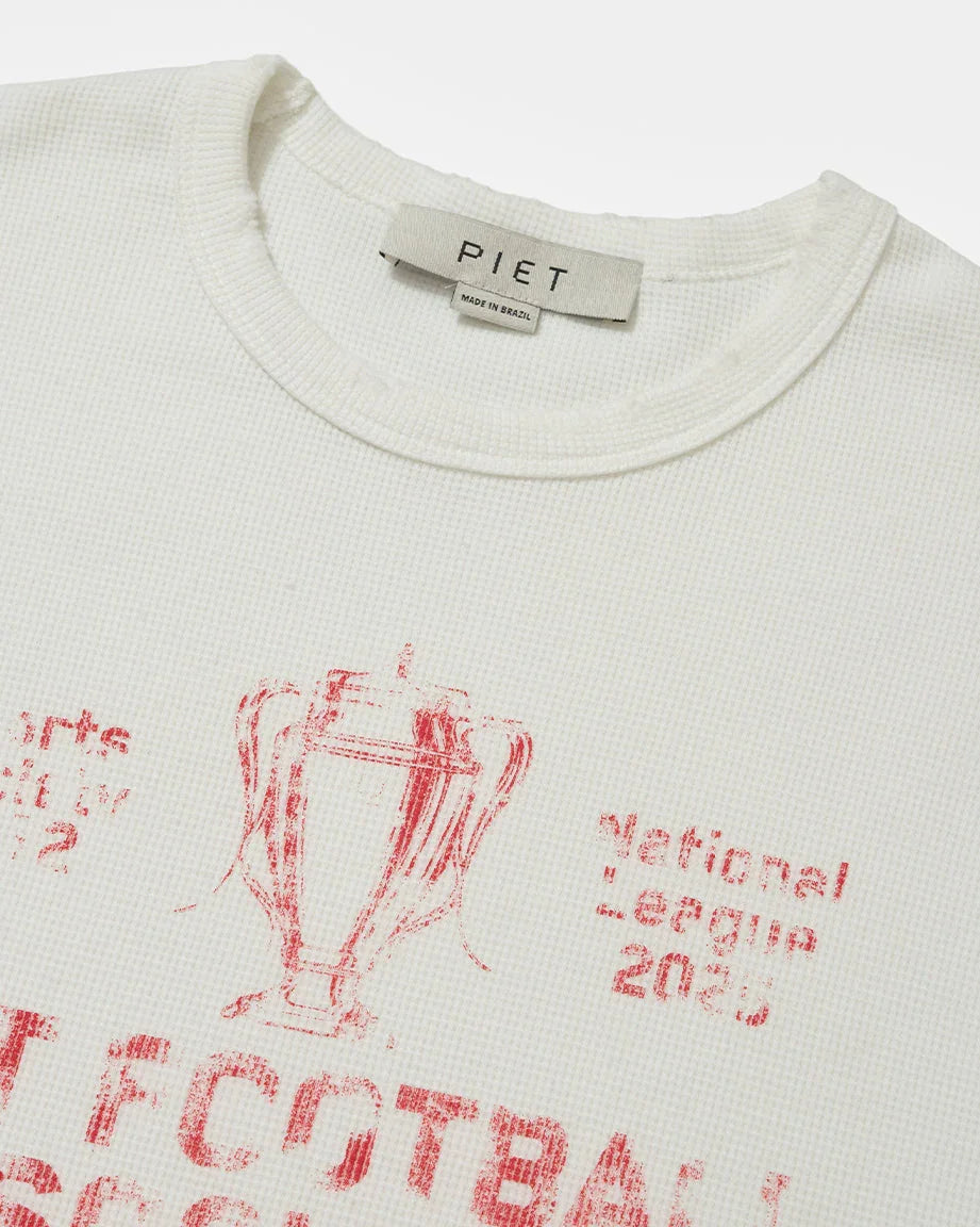 Football Association Long Sleeve T-shirt Bone White