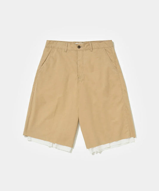 SHORTS CHINO FORRADOS KHAKI