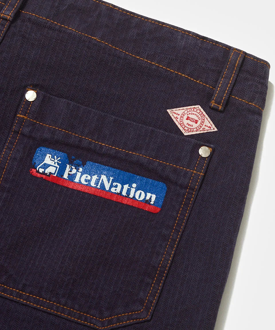 CALÇA SELVEDGE PIET PURPLE