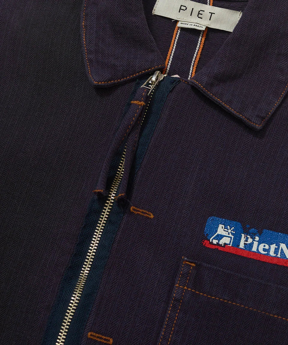 JAQUETA SELVEDGE DENIM PIET PURPLE
