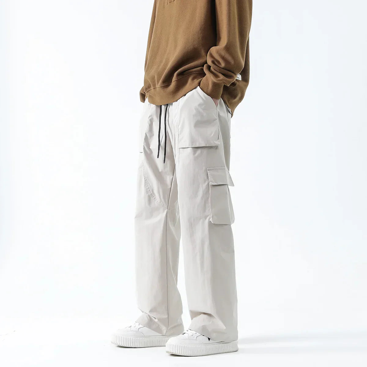 Calça de Harém Pants Pocket