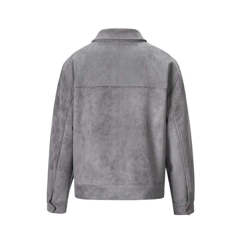 Jaqueta Vintage High Suede Casual