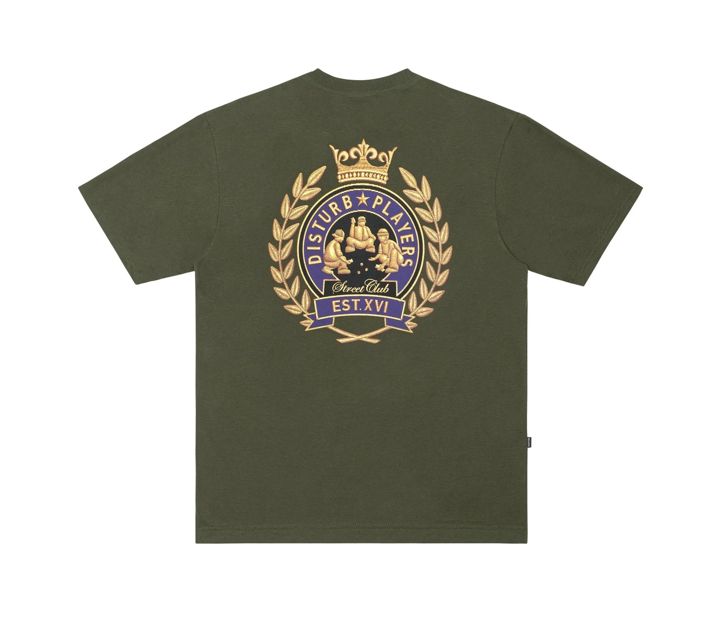 T-SHIRT STREET DICE DARK GREEN