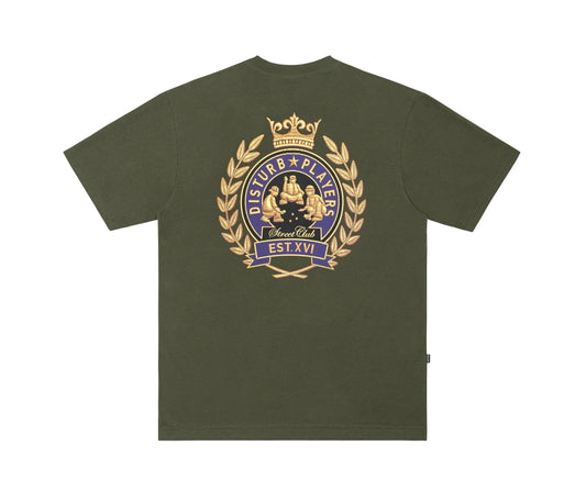 T-SHIRT STREET DICE DARK GREEN