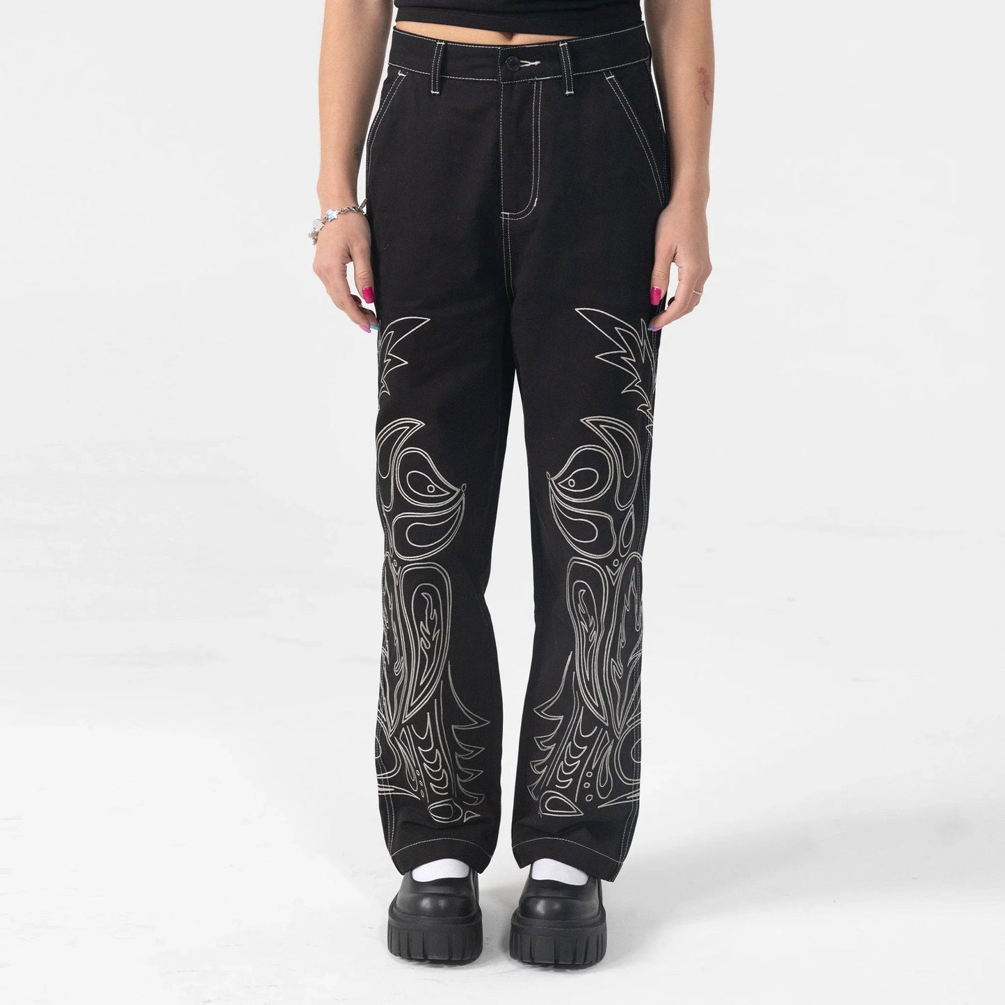 Howdy Pants (Black) - Calça