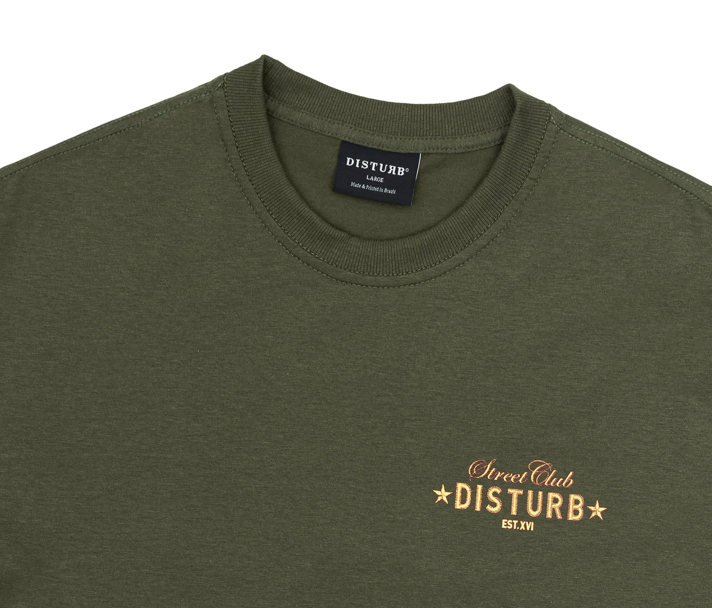 T-SHIRT STREET DICE DARK GREEN