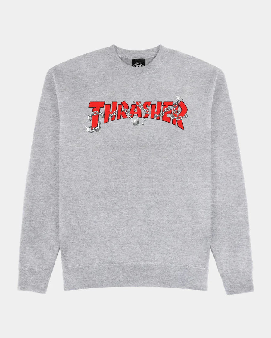 CREWNECK CHAINS SHEPARD - CINZA ESCURO