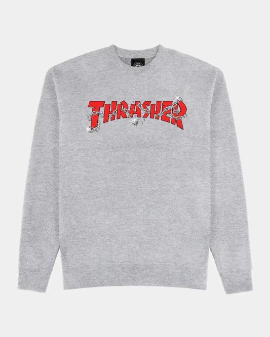 CREWNECK CHAINS SHEPARD - CINZA ESCURO