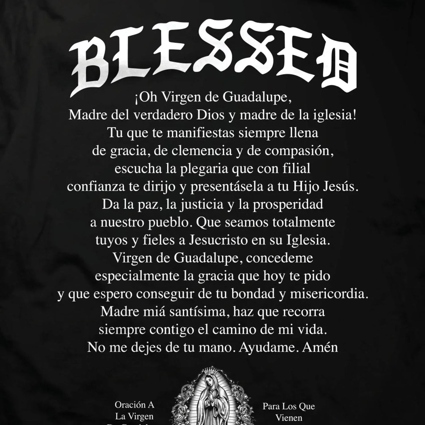 T-SHIRT ORACÃO DARK