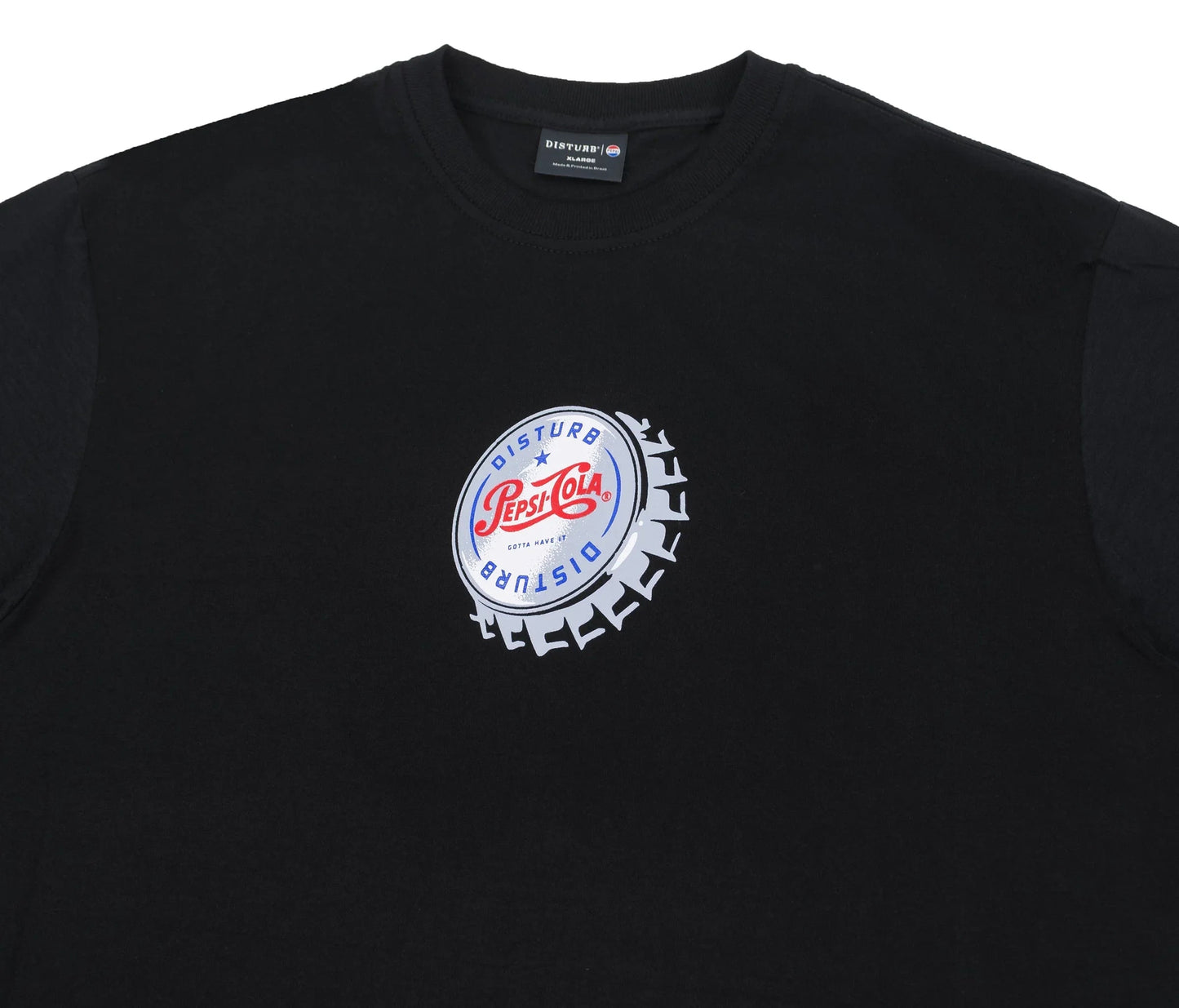 T-SHIRT VINTAGE CAP BLACK
