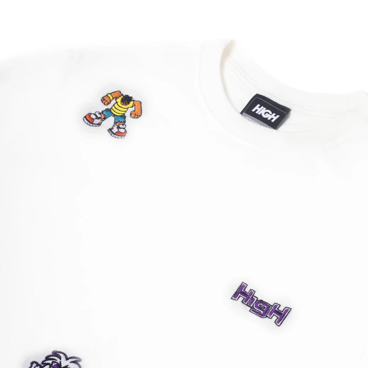 Work Tee Doodles White
