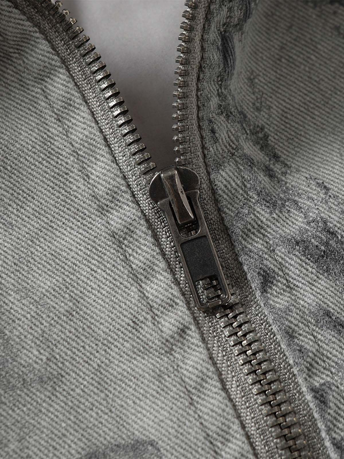 Jaqueta Tie-Dye Denim Bomber