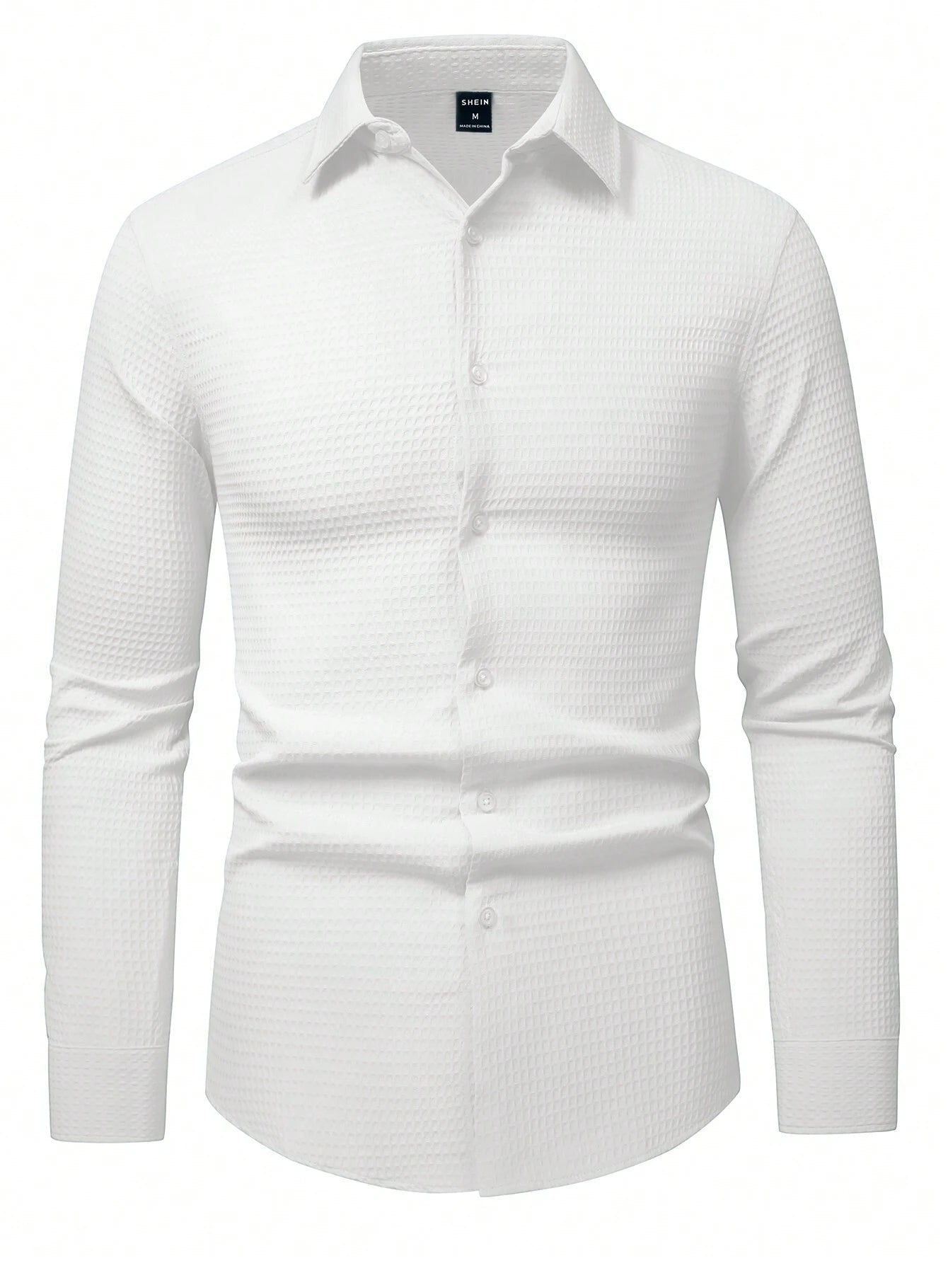 Camisa clássica social elegance manga comprida