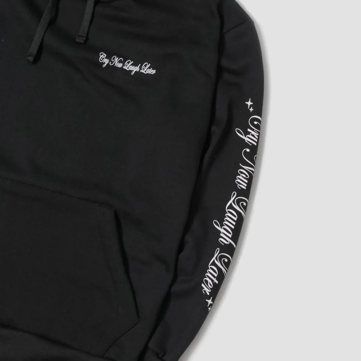 HOODIE CRY NOW BLACK
