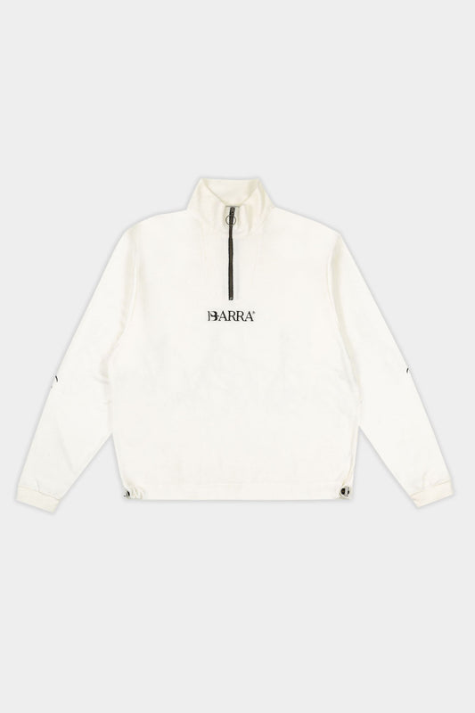 Anorak Barra Crew Fleece Raizes (Off White)