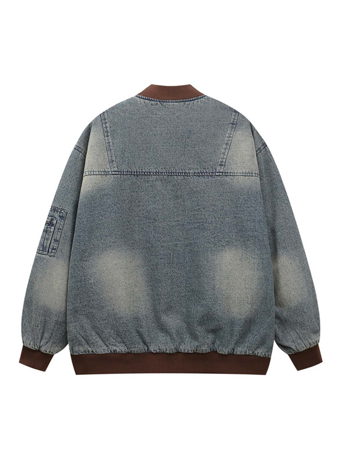 JAQUETA BOMBER QUILTED ALPHABET PATCH