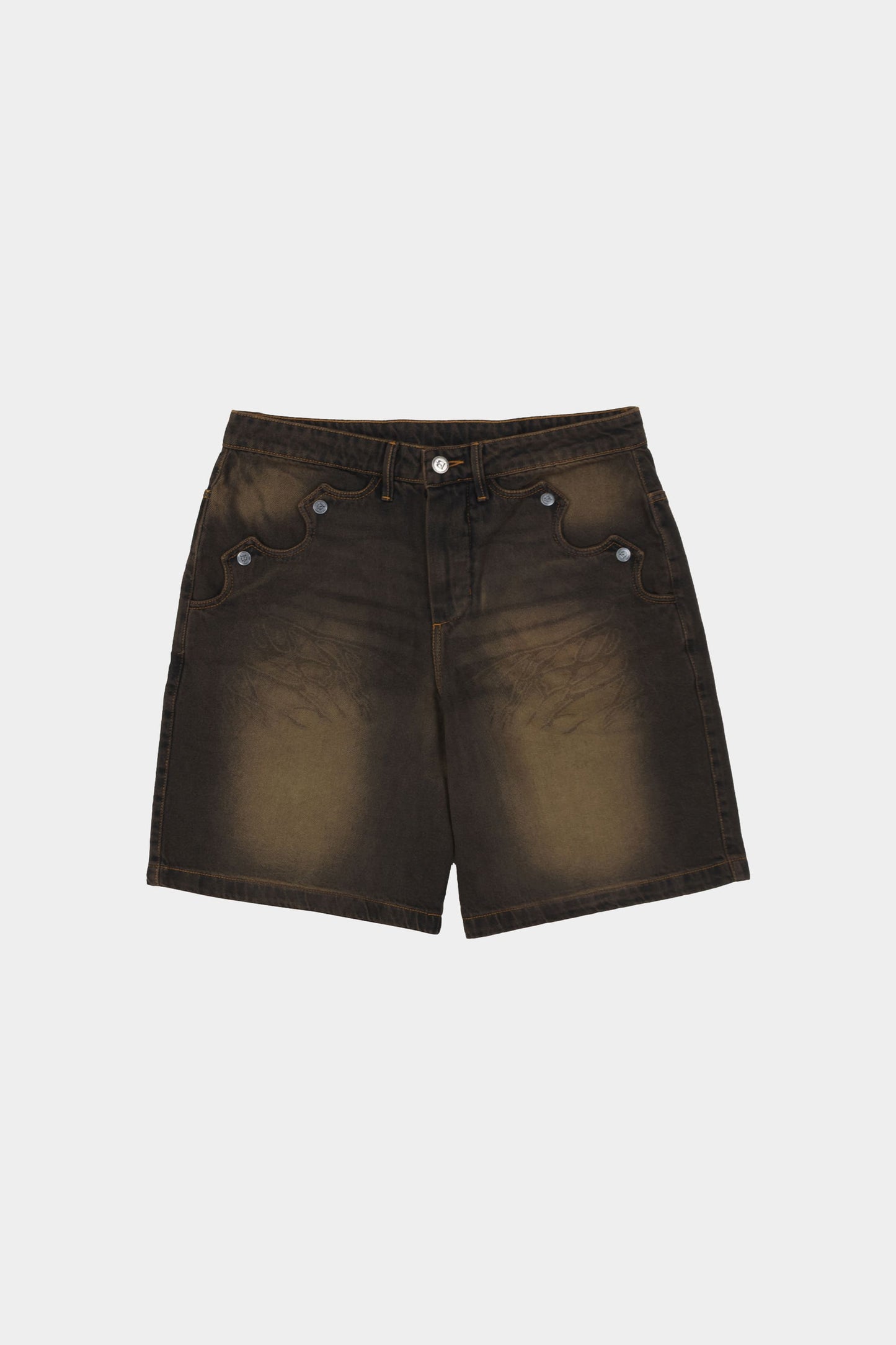 Bermuda Barra Crew Jeans Raizes