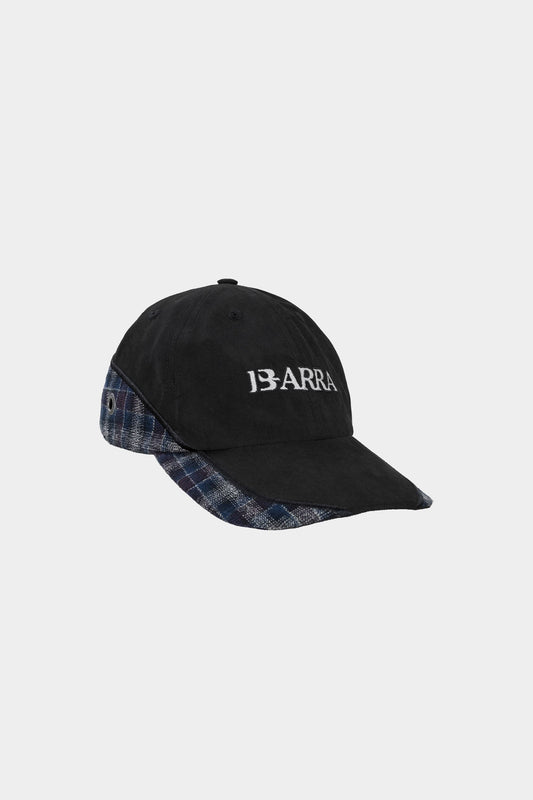 CAP BLACK TEXTURE DAD HAT