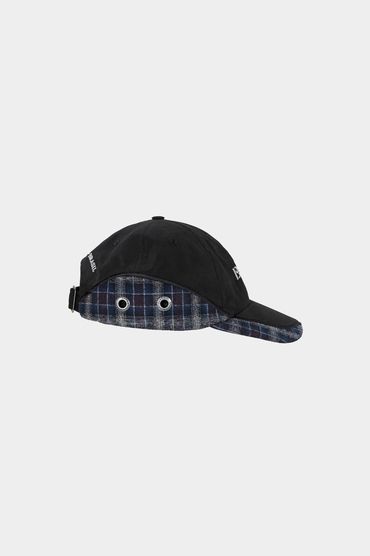 CAP BLACK TEXTURE DAD HAT