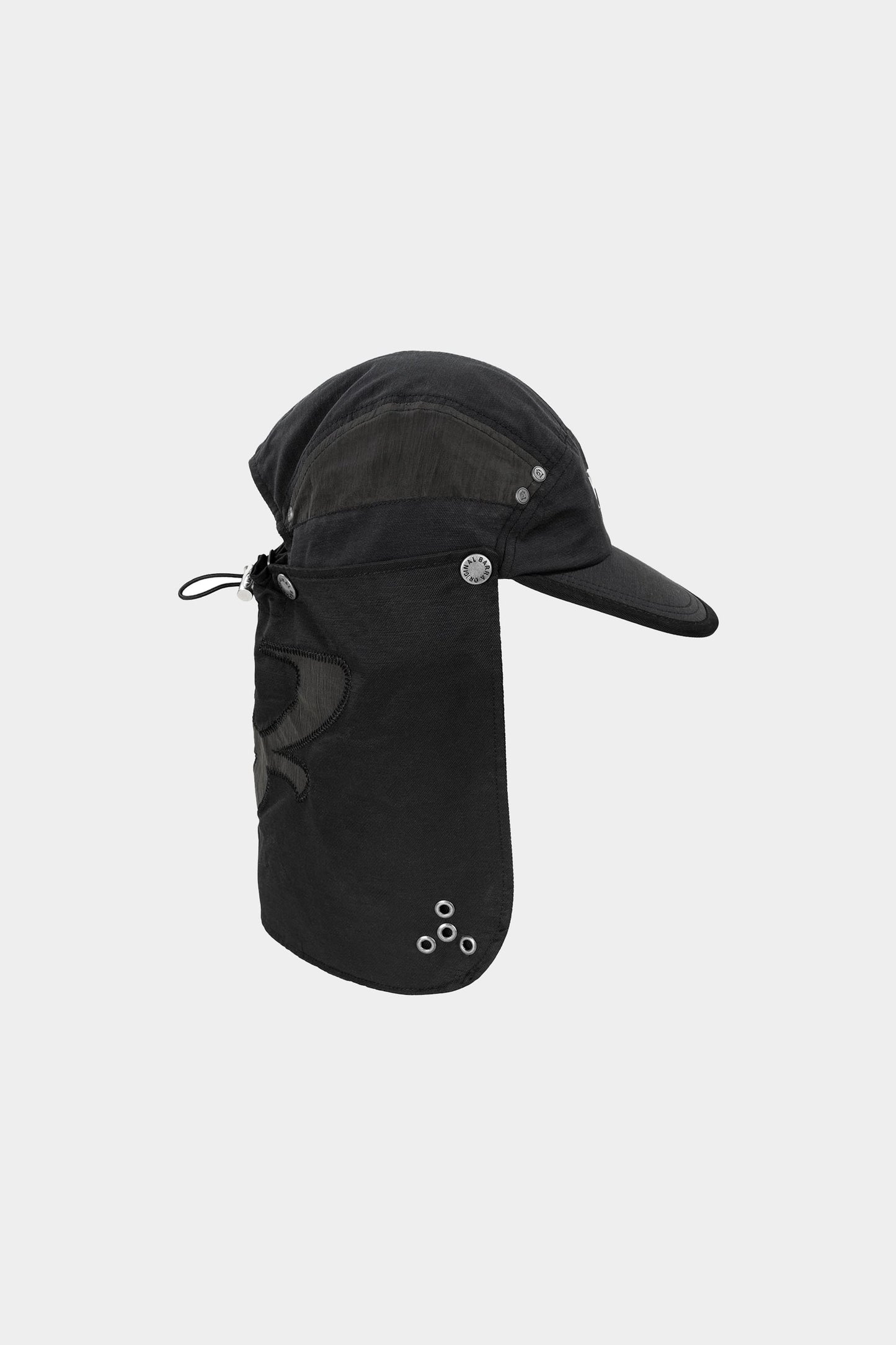 Bone Barra Crew Five Panel B Garça (Black)