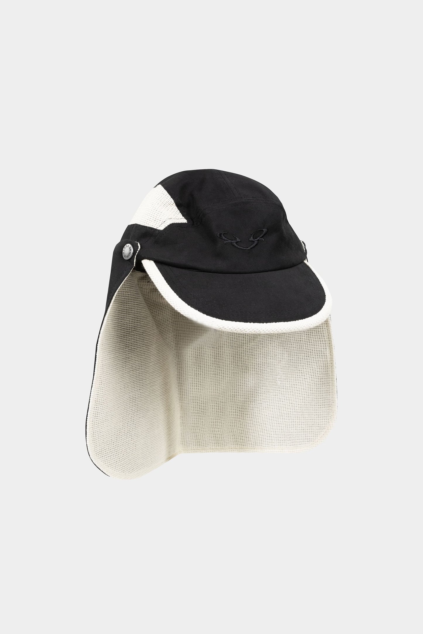 Bone Barra Crew Five Panel B Textura (Black)