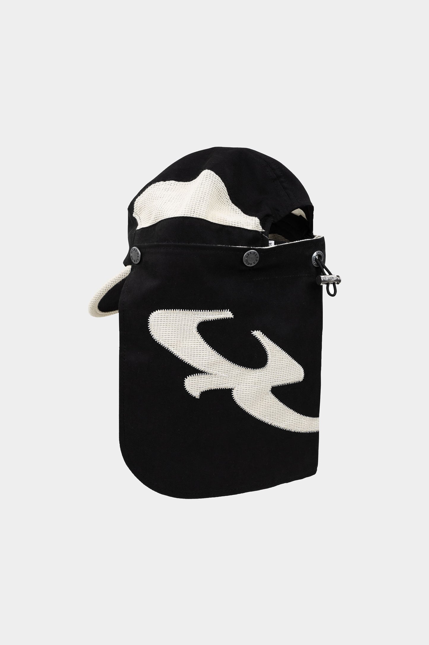 Bone Barra Crew Five Panel B Textura (Black)