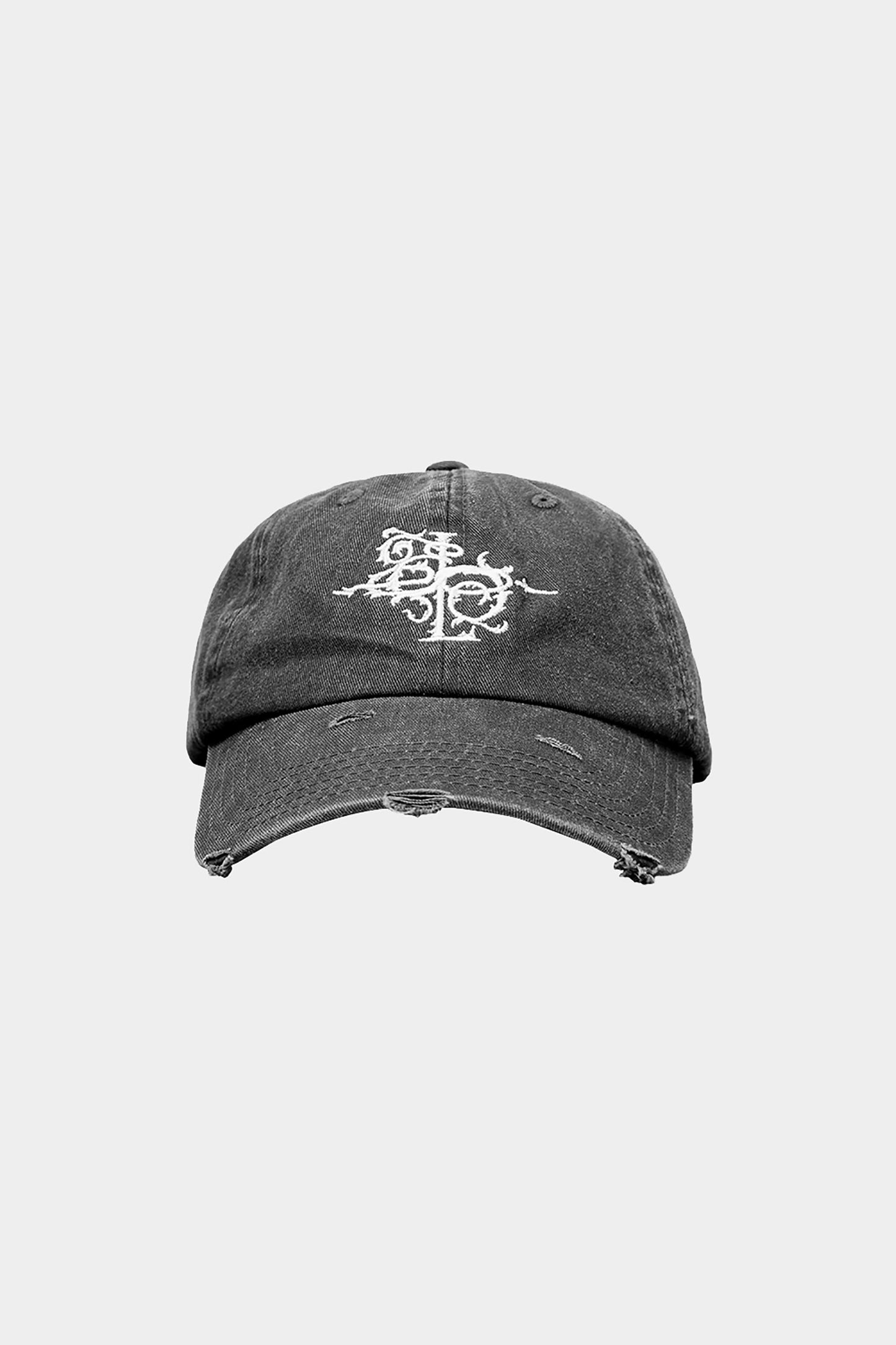Bone Elo Em Comum Dad Hat Destroyed (Stoned Black)