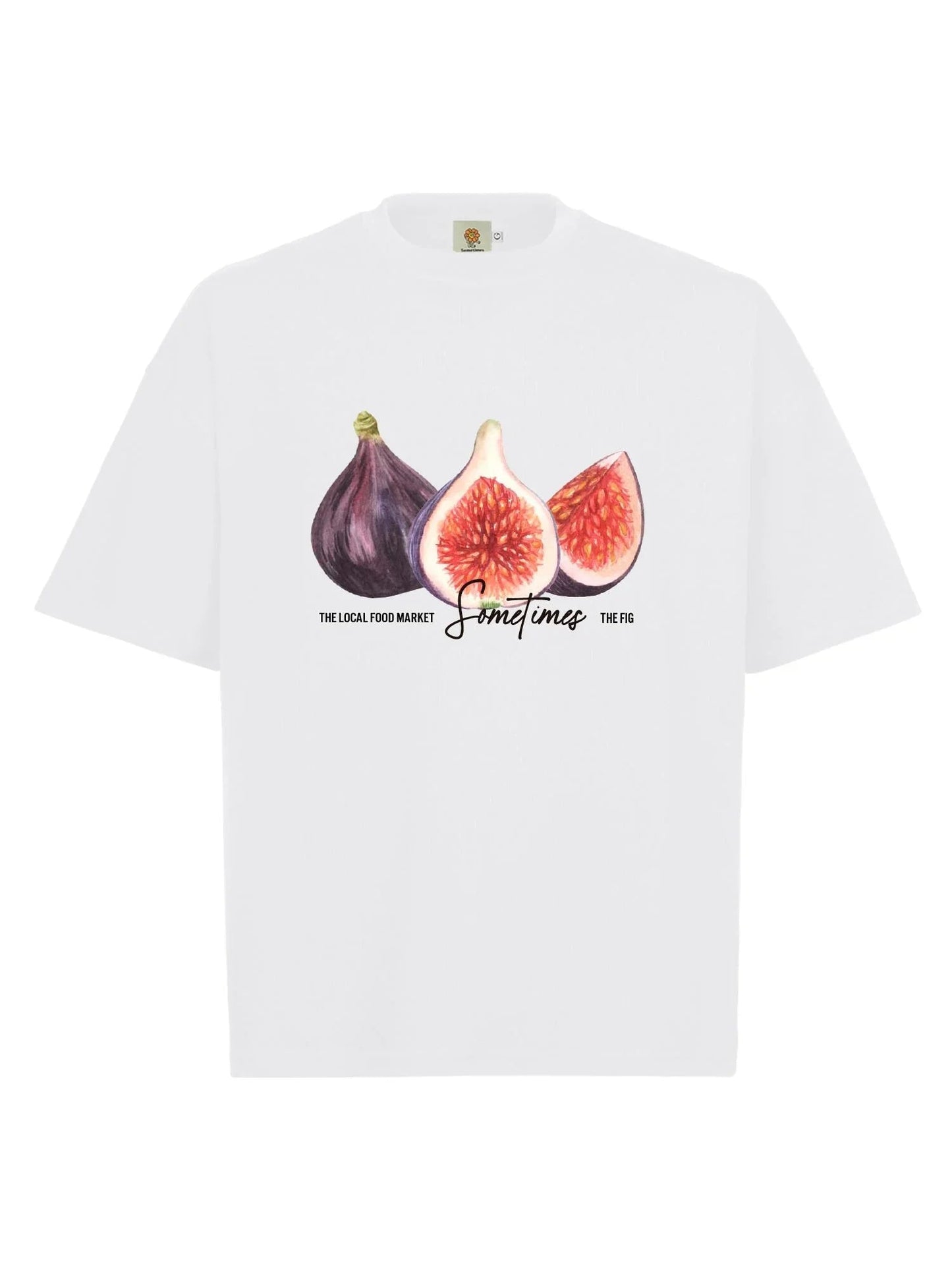 T-SHIRT BOXY DARK FIG