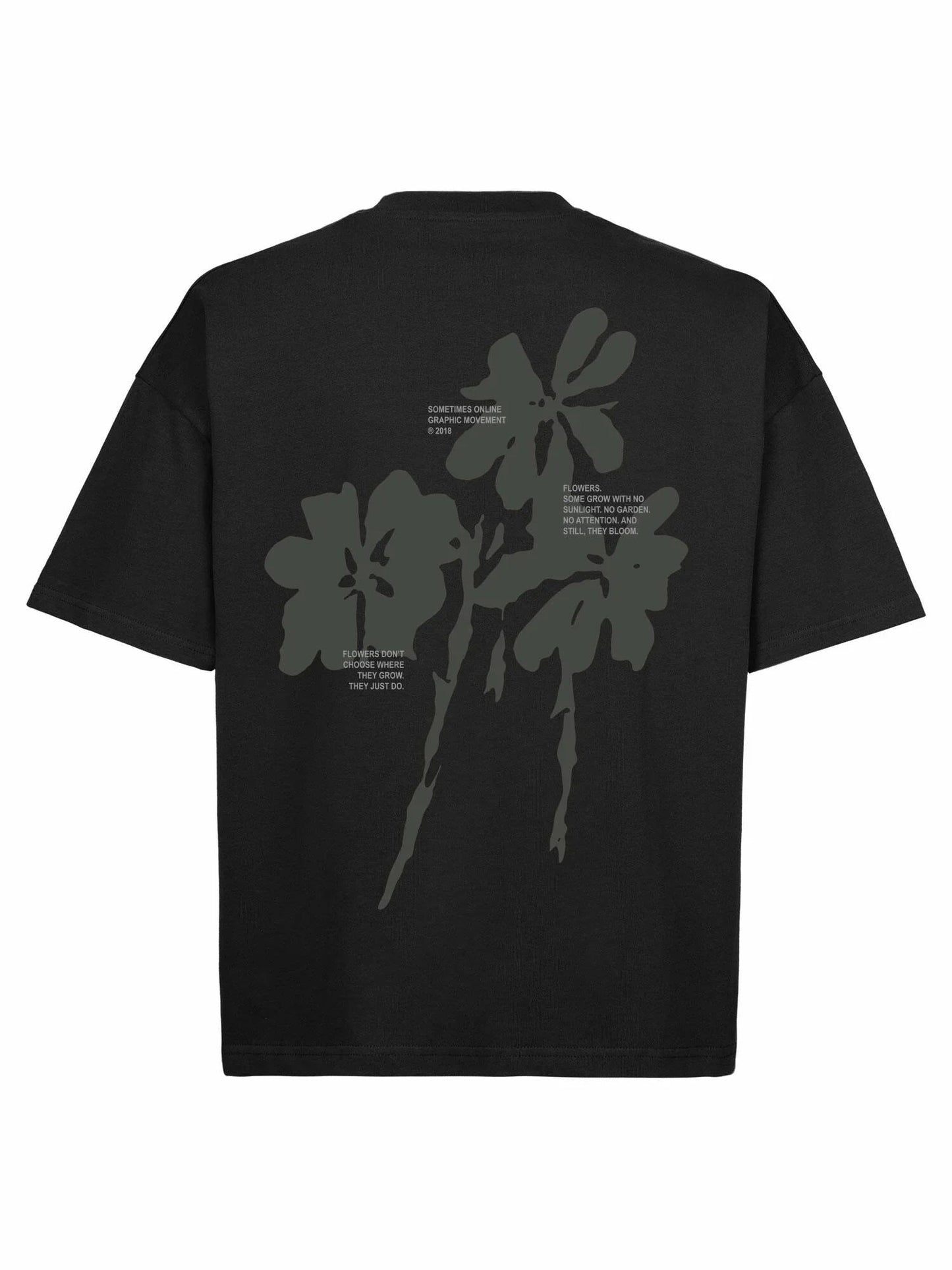 Camiseta Boxy Flowers