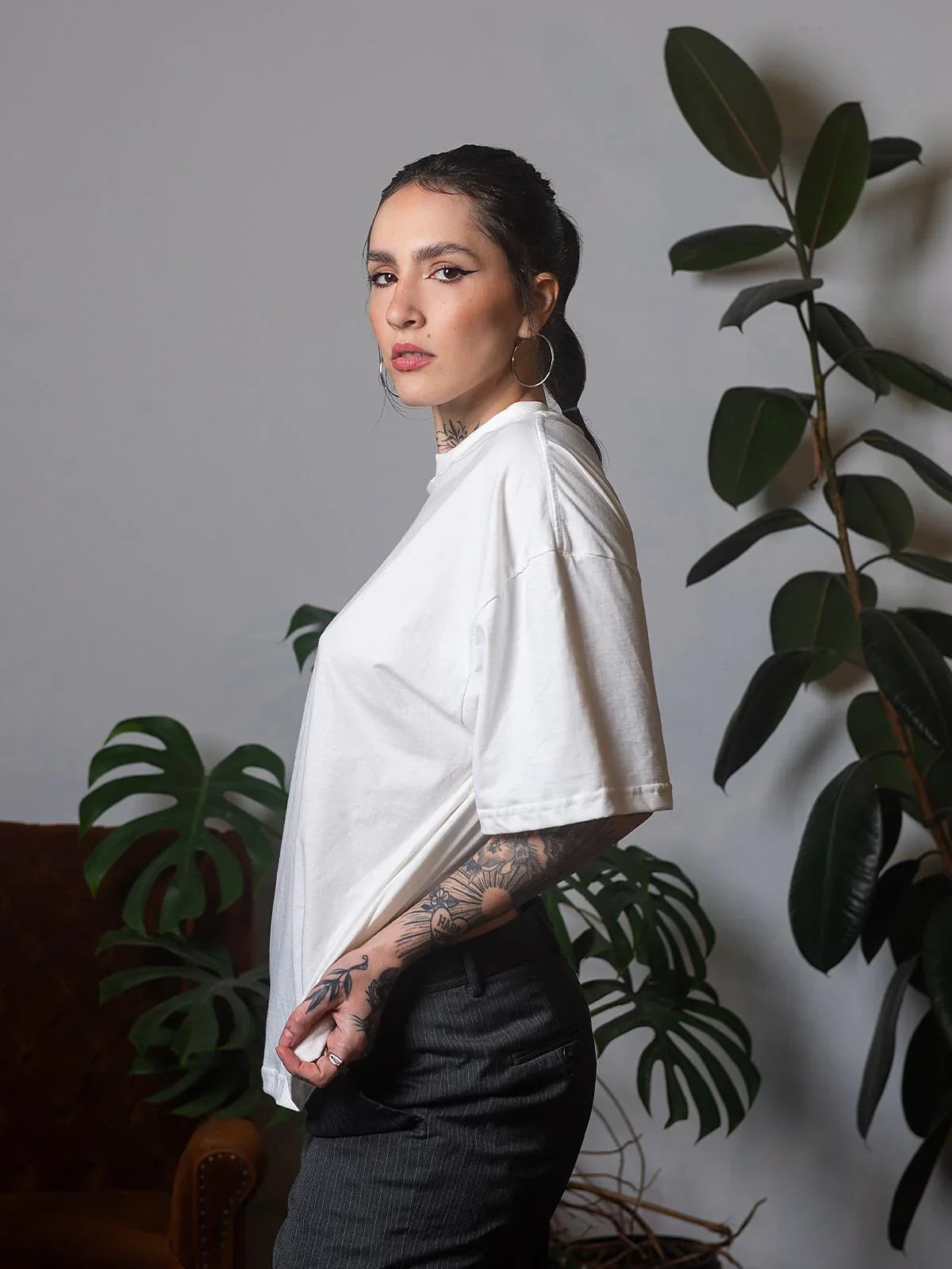 T-SHIRT BOXY OFF WHITE