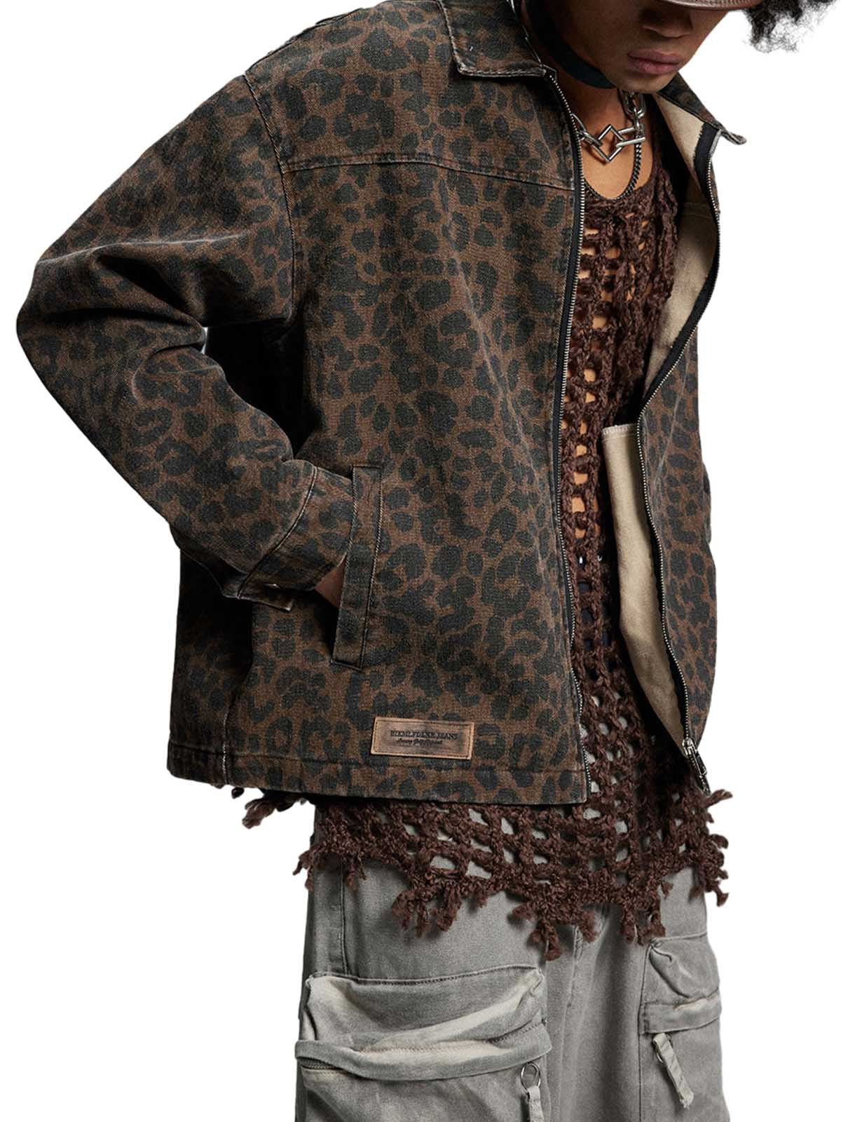 JAQUETA CHEETAH WASHED