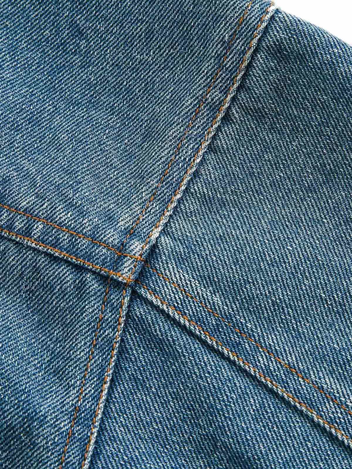 Jaqueta Heavy Washed Denim Work