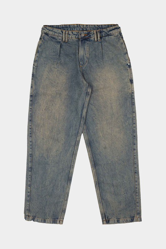 Calça Barra Crew Jeans Marmorizada (Blue)