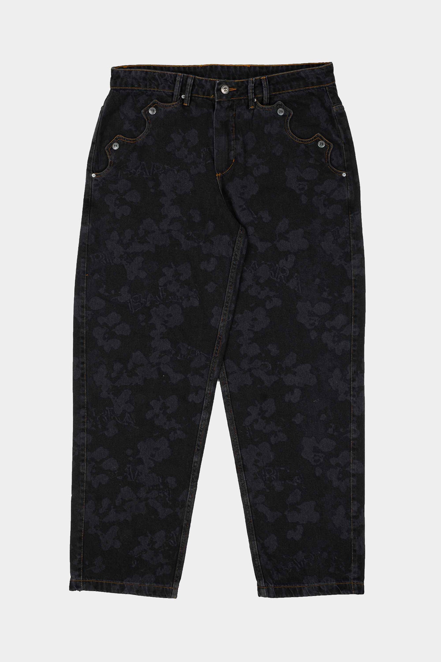 Calça Barra Crew Jeans Pattern Chita (Black)