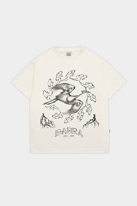 Camiseta Barra Crew Ahlma Tribal (Off White)