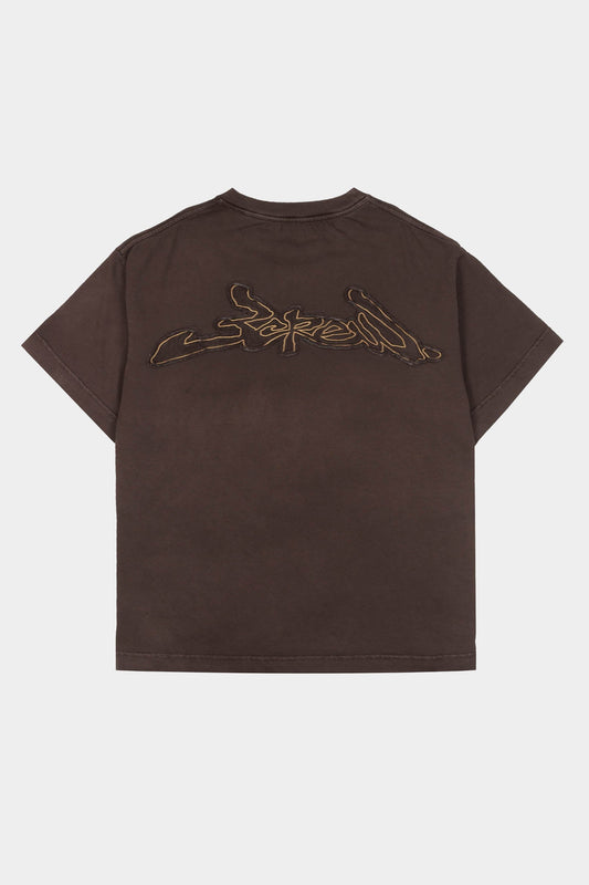 T-SHIRT SIGNATURE PATCH WASHED