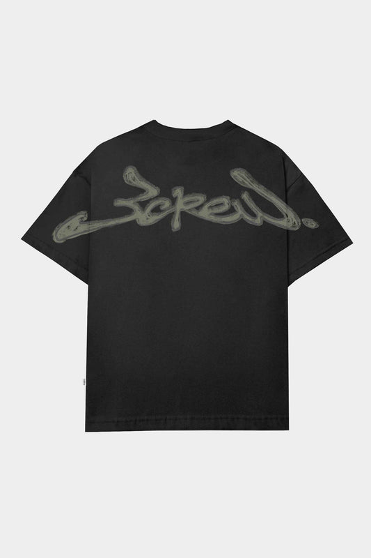Camiseta Barra Crew Assinatura Logo Handmade (Black)
