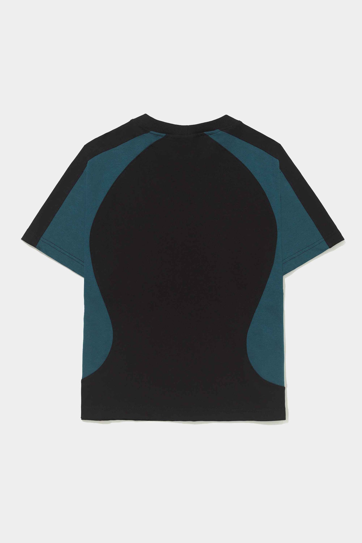 T-SHIRT BAR CUT GARÇA BLACK