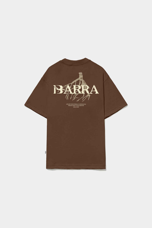 Camiseta Barra Crew Raizes Institucional (Brown)