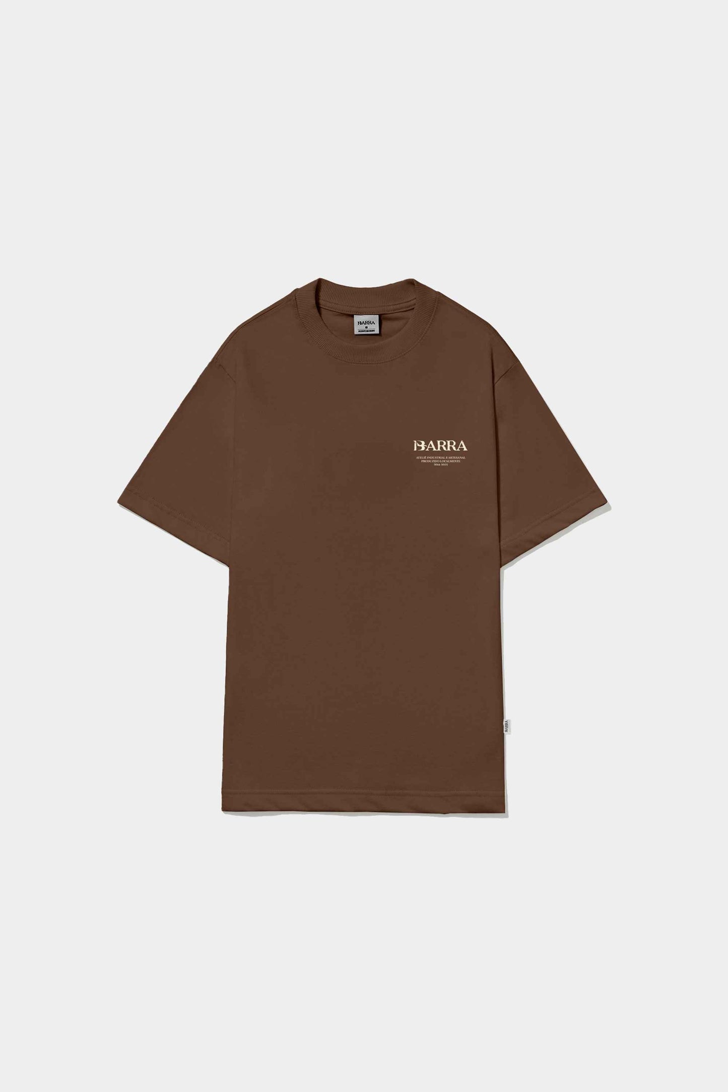 Camiseta Barra Crew Raizes Institucional (Brown)