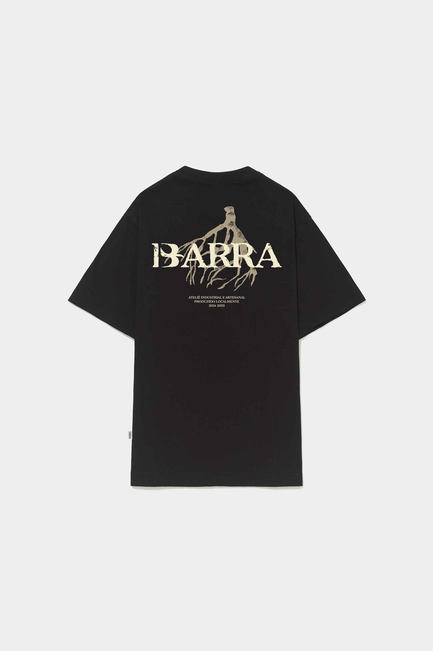 Camiseta Barra Crew Raizes Institucional (Black)