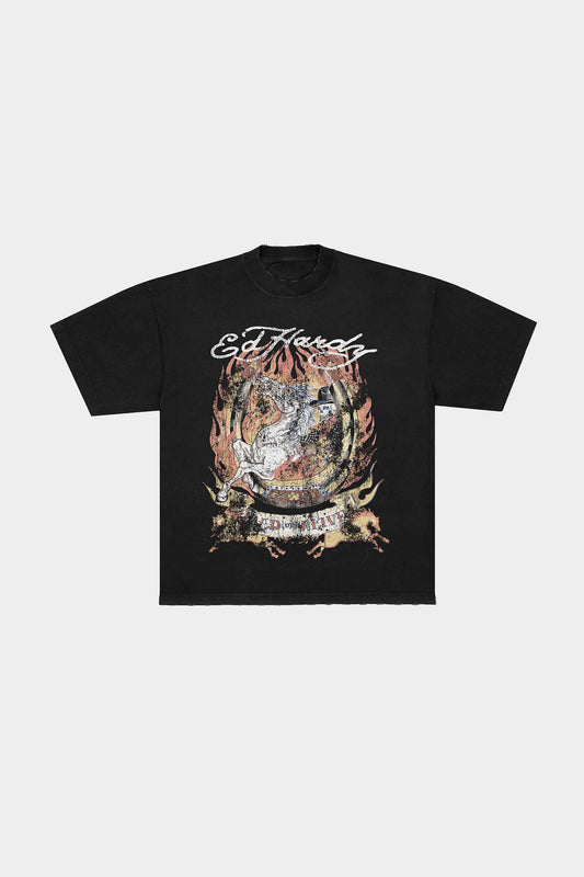 Camiseta Ed Hardy x Matuê Horse (Black)